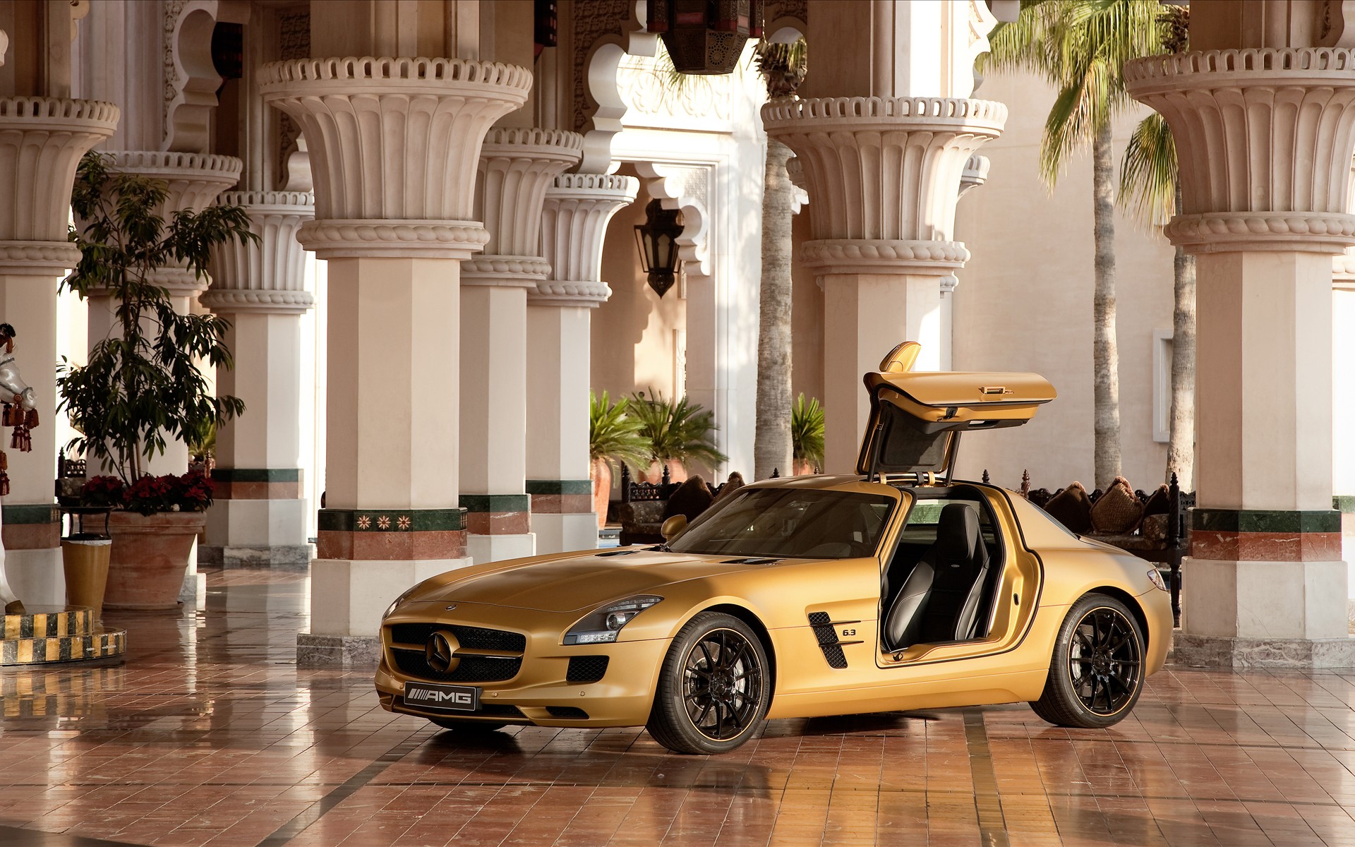 2010 Mercedes Benz(÷˹-) SLS AMG Desert Gold ƽ(ֽ6)