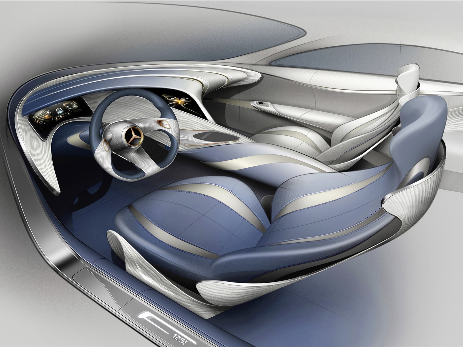 Mercedes Benz (÷˹-۸) F125 Concept 2011(ֽ3)