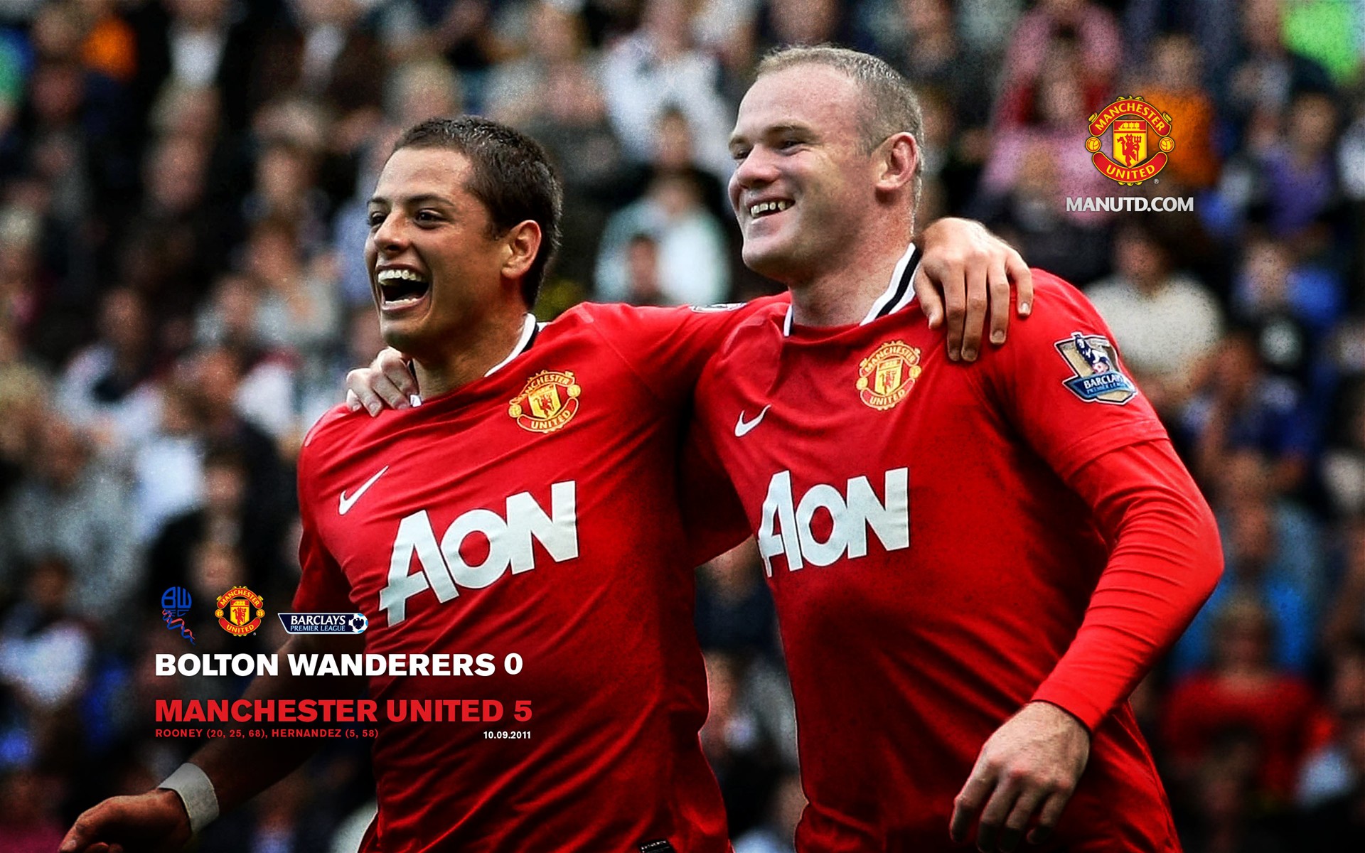 英超足球 Manchester United 2012年 曼联赛事