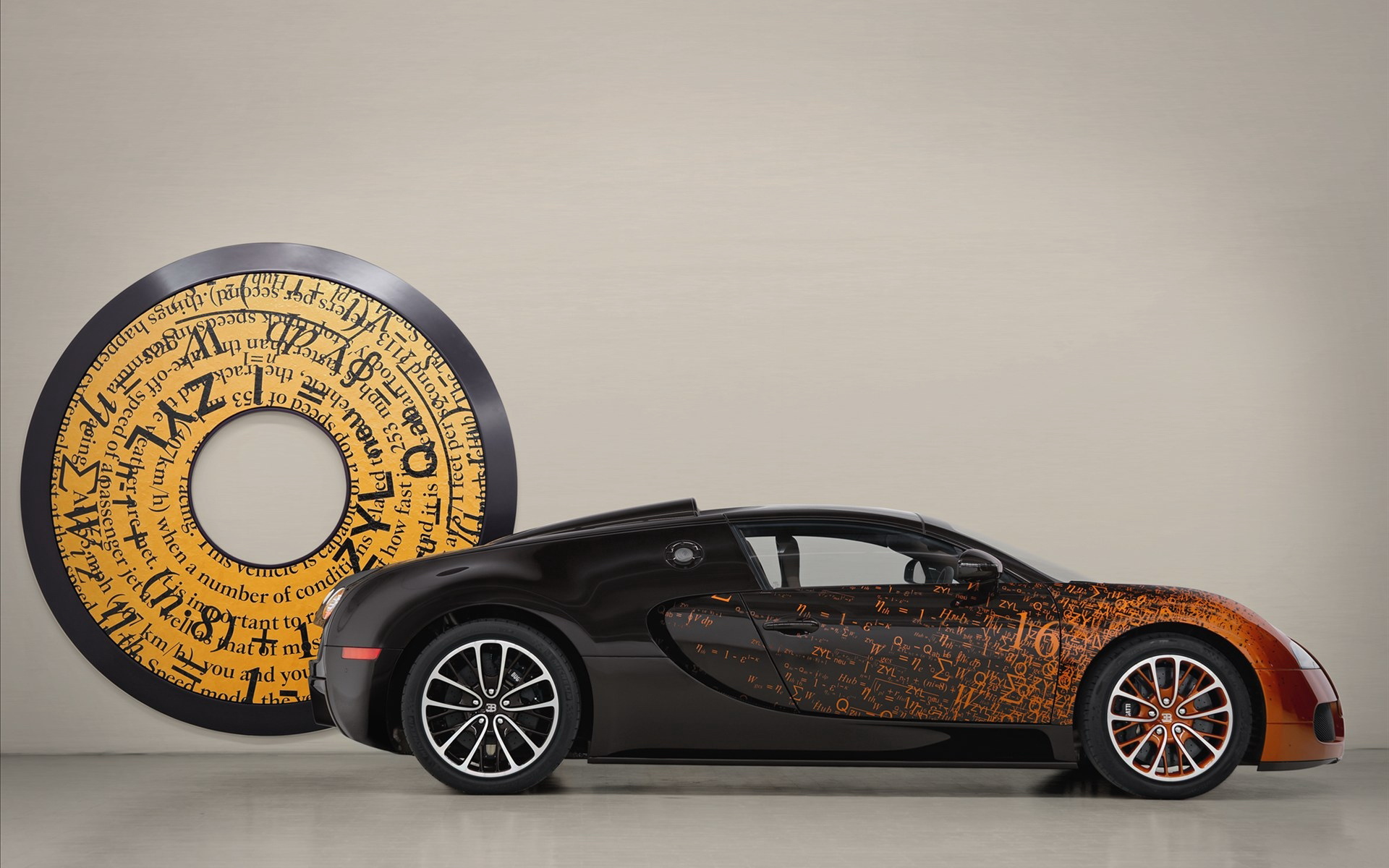 Bugatti Veyron Grand Sport Bernar Venet 2012ر棩(ֽ8)