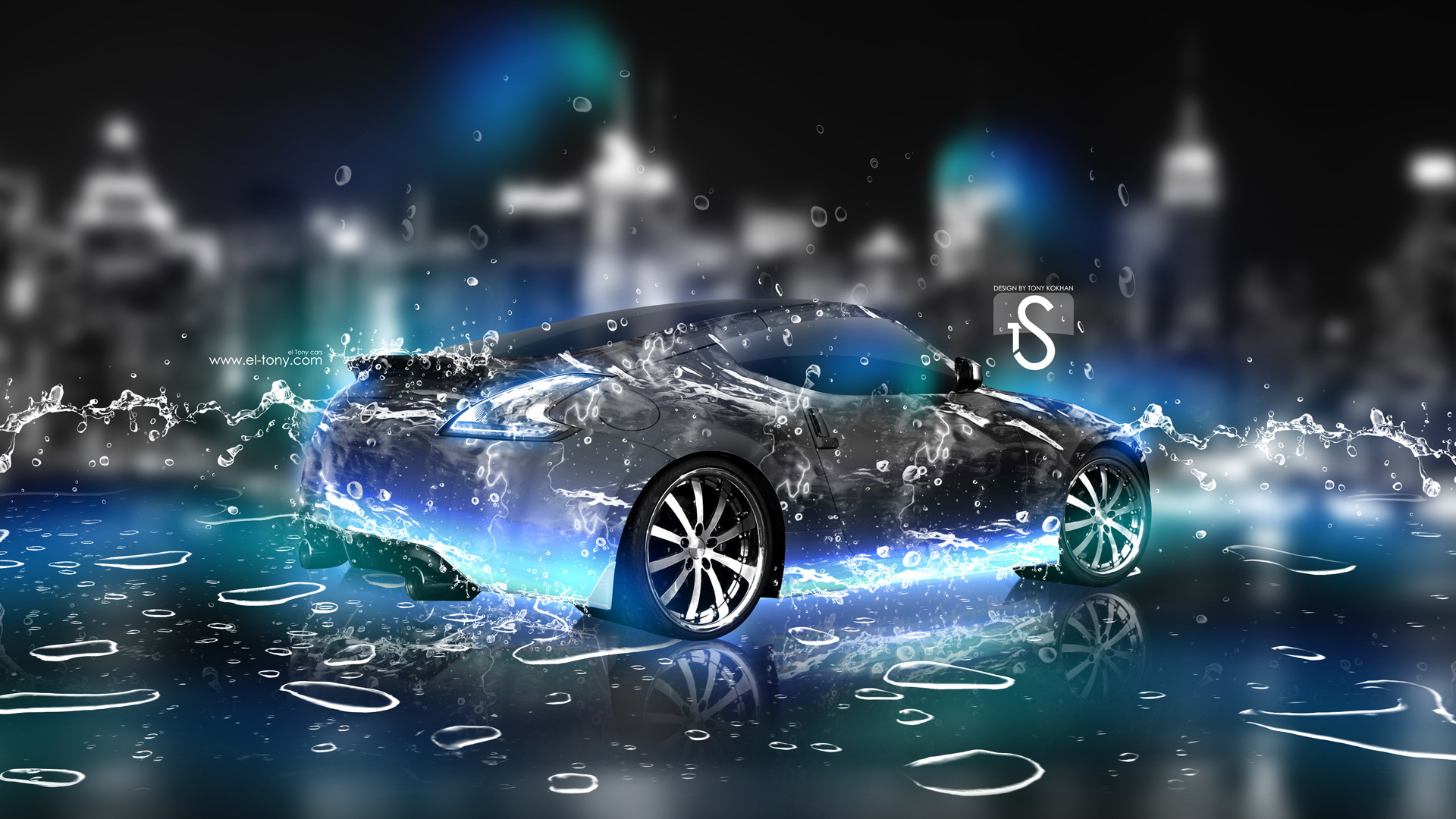 疯狂设计:《水》世界名牌汽车梦幻设计宽屏壁纸