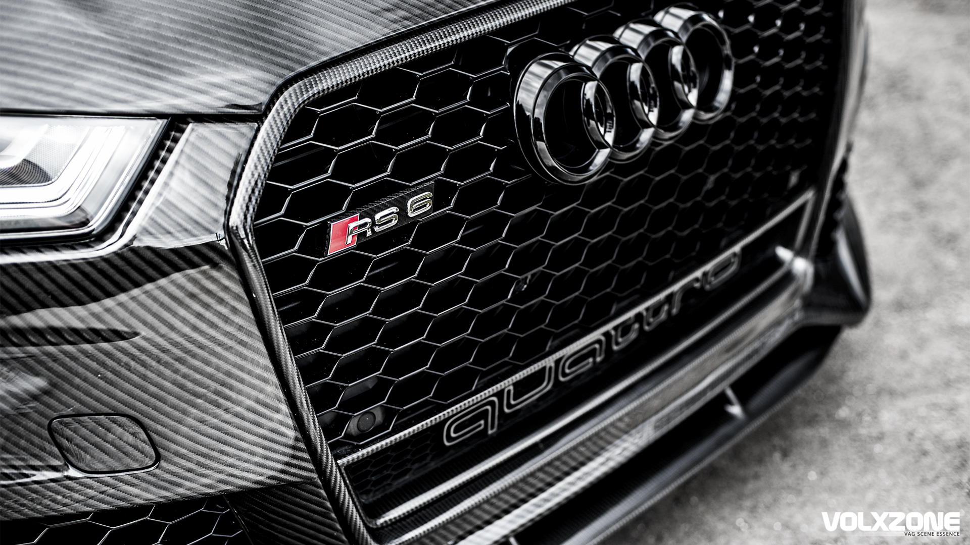 Audi RS6 奥迪全碳战士改装车宽屏壁纸(壁纸19)