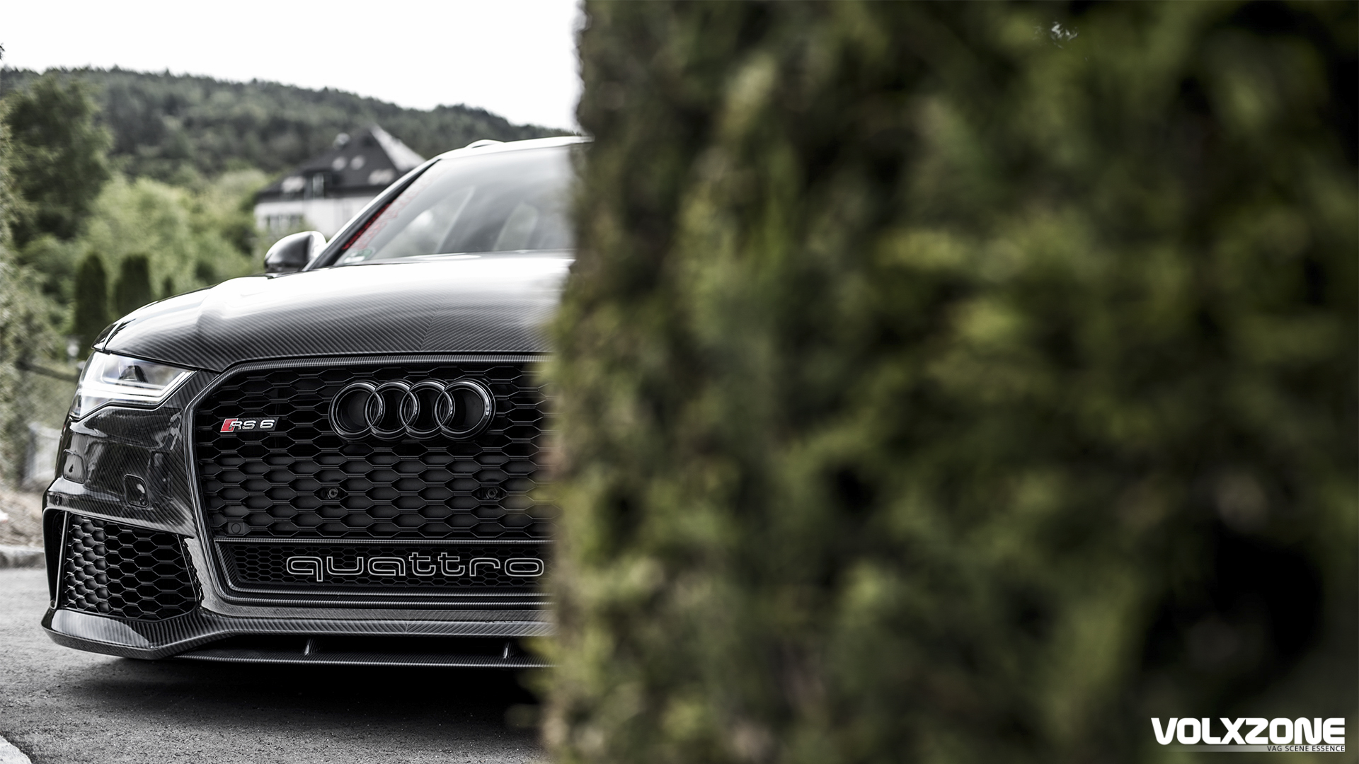 Audi RS6 奥迪全碳战士改装车宽屏壁纸(壁纸27)