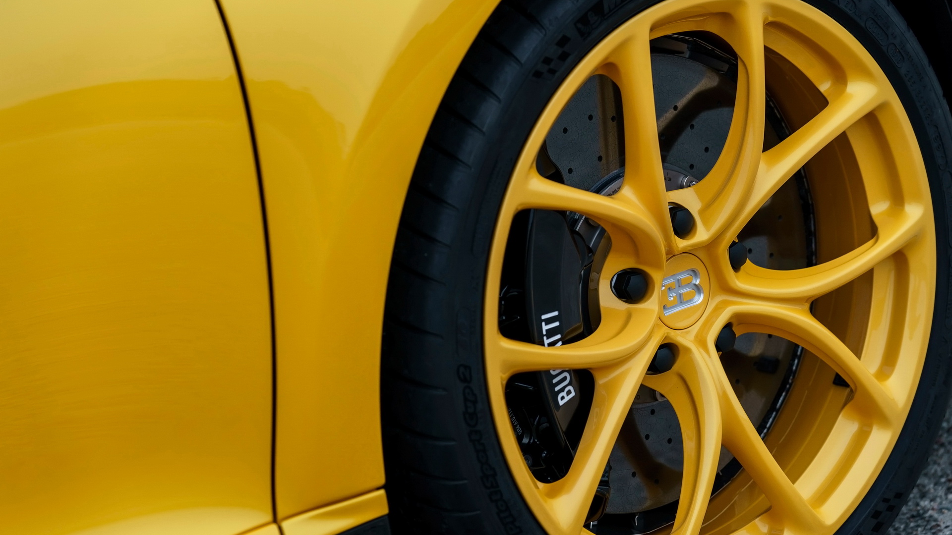 2018 Bugatti ӵ Chiron Yellow and Black(ֽ8)