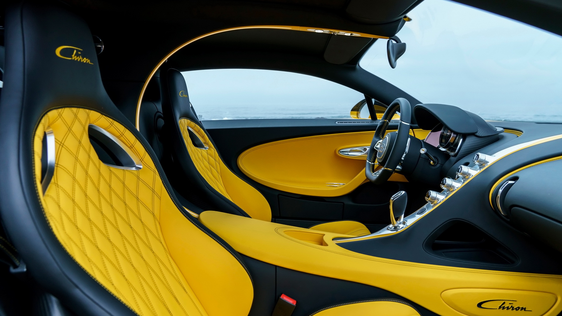 2018 Bugatti ӵ Chiron Yellow and Black(ֽ3)
