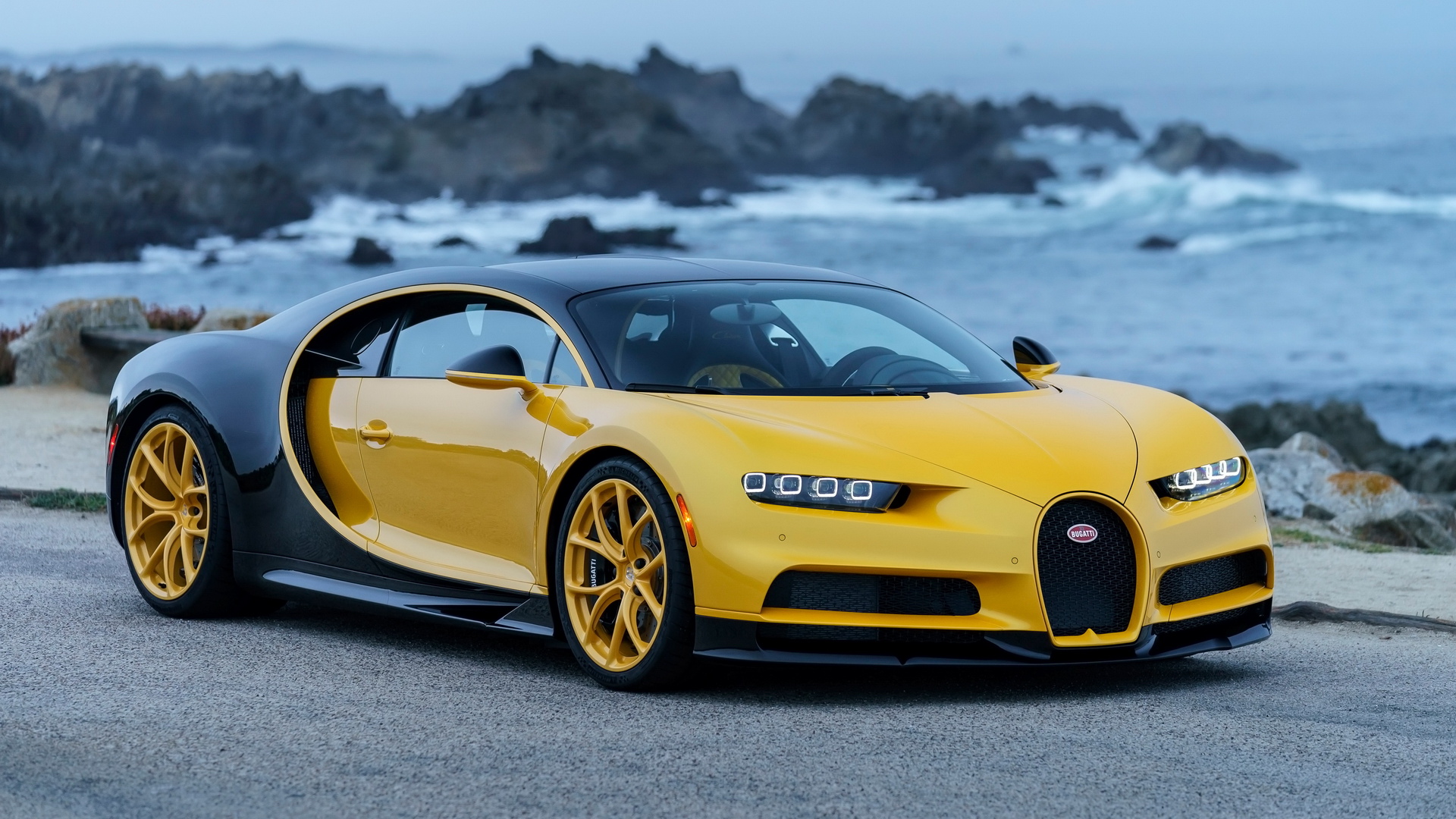 2018 Bugatti ӵ Chiron Yellow and Black(ֽ7)