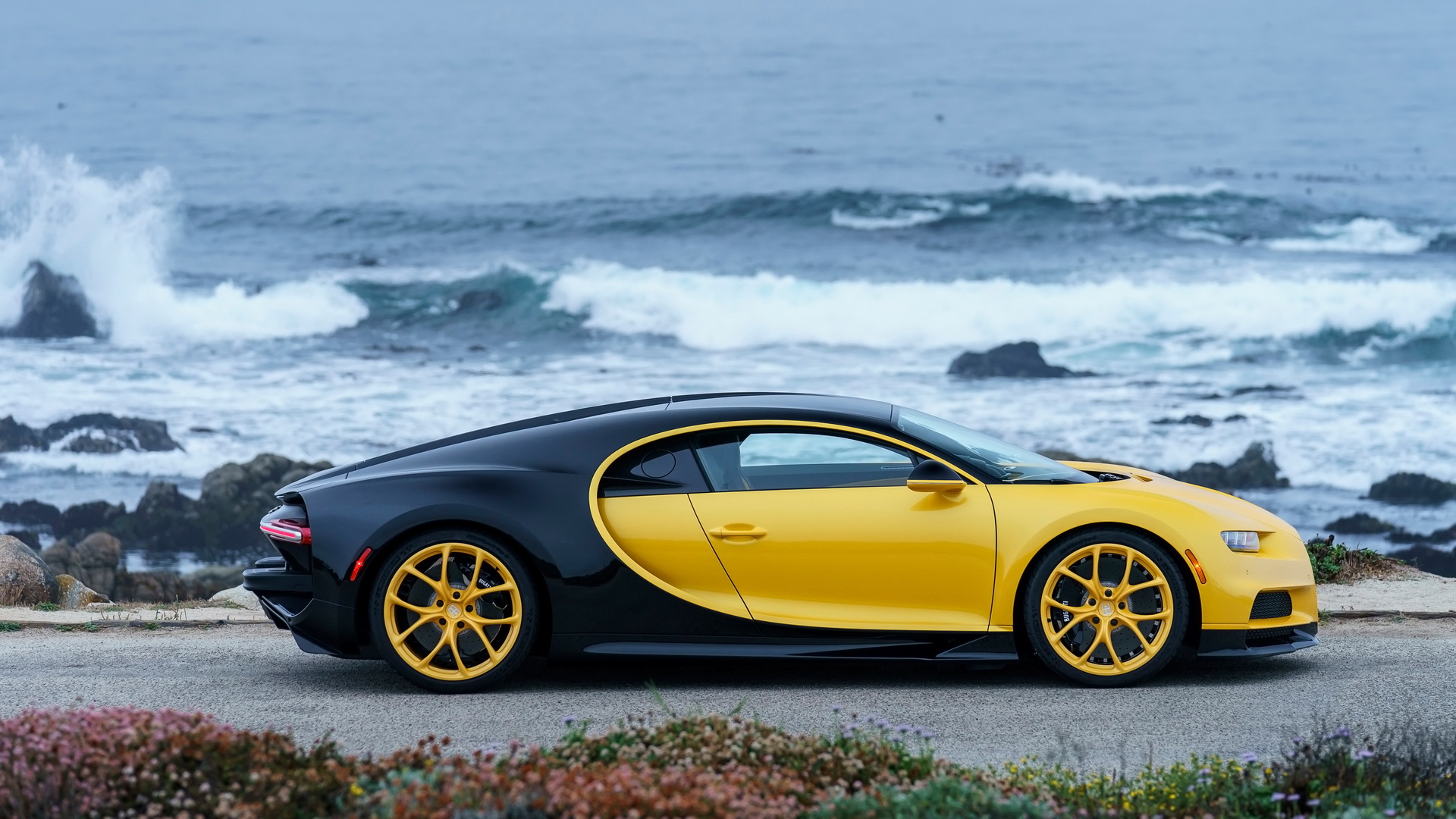 2018 Bugatti ӵ Chiron Yellow and Black(ֽ9)