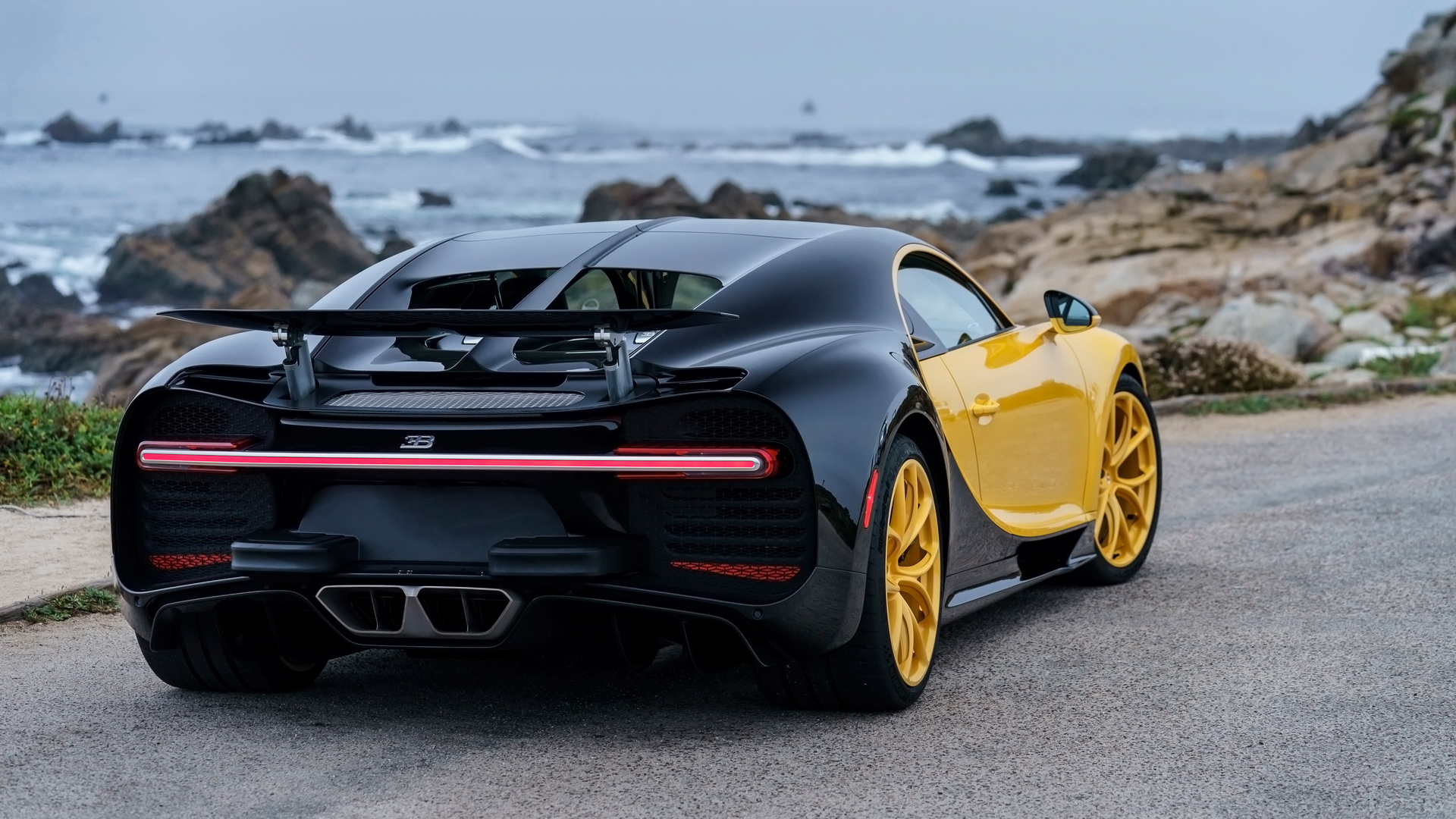 2018 Bugatti ӵ Chiron Yellow and Black(ֽ10)